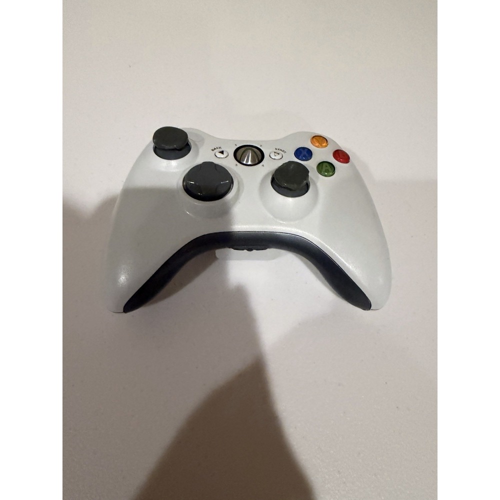 Microsoft Xbox 360 Wireless Controller White OEM Genuine Untested